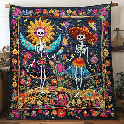 Skeleton Rhythm Bloom WN1607033CL Quilt