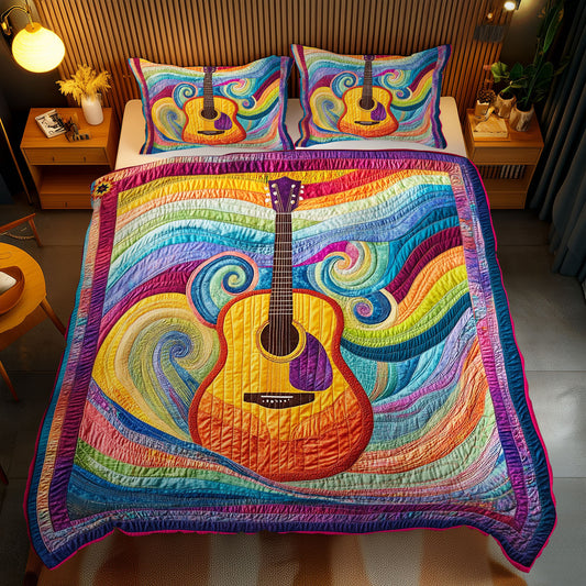Rainbow Guitar WY2512056CL Duvet Cover Set