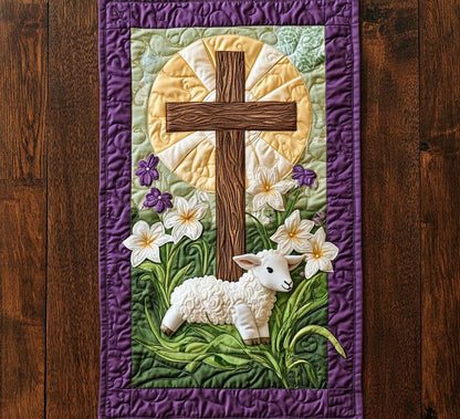 Cross Lamb Peace WX2904015CL Quilted Table Runner