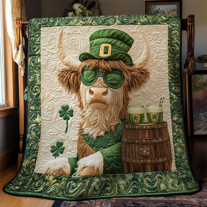 Lucky Highland Cow WN2712028CL Quilt
