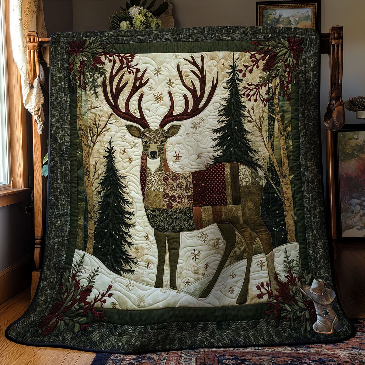 Forest Deer WN1511010CL Quilt