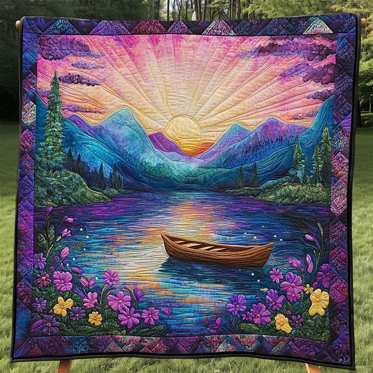 Dreamlike Tranquilt Boat WJ1404006CL Quilt