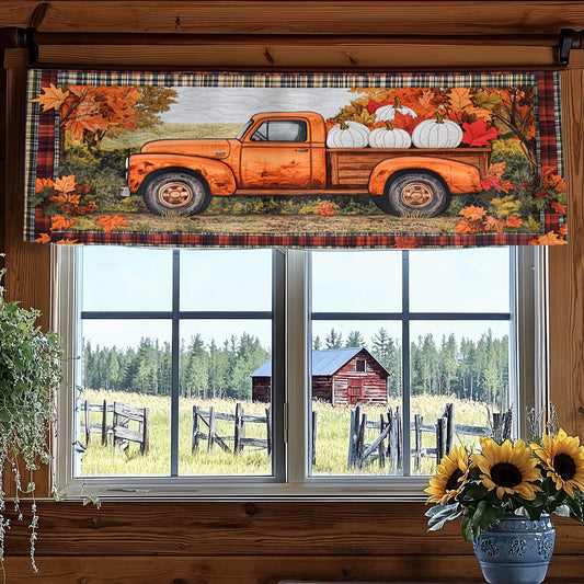 Country Lane Truck WN3007021CL Quilted Valance