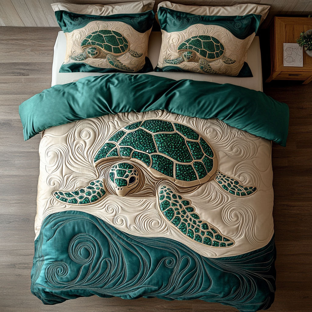 Emerald Wave Wanderer CP1406019CL Duvet Cover Set
