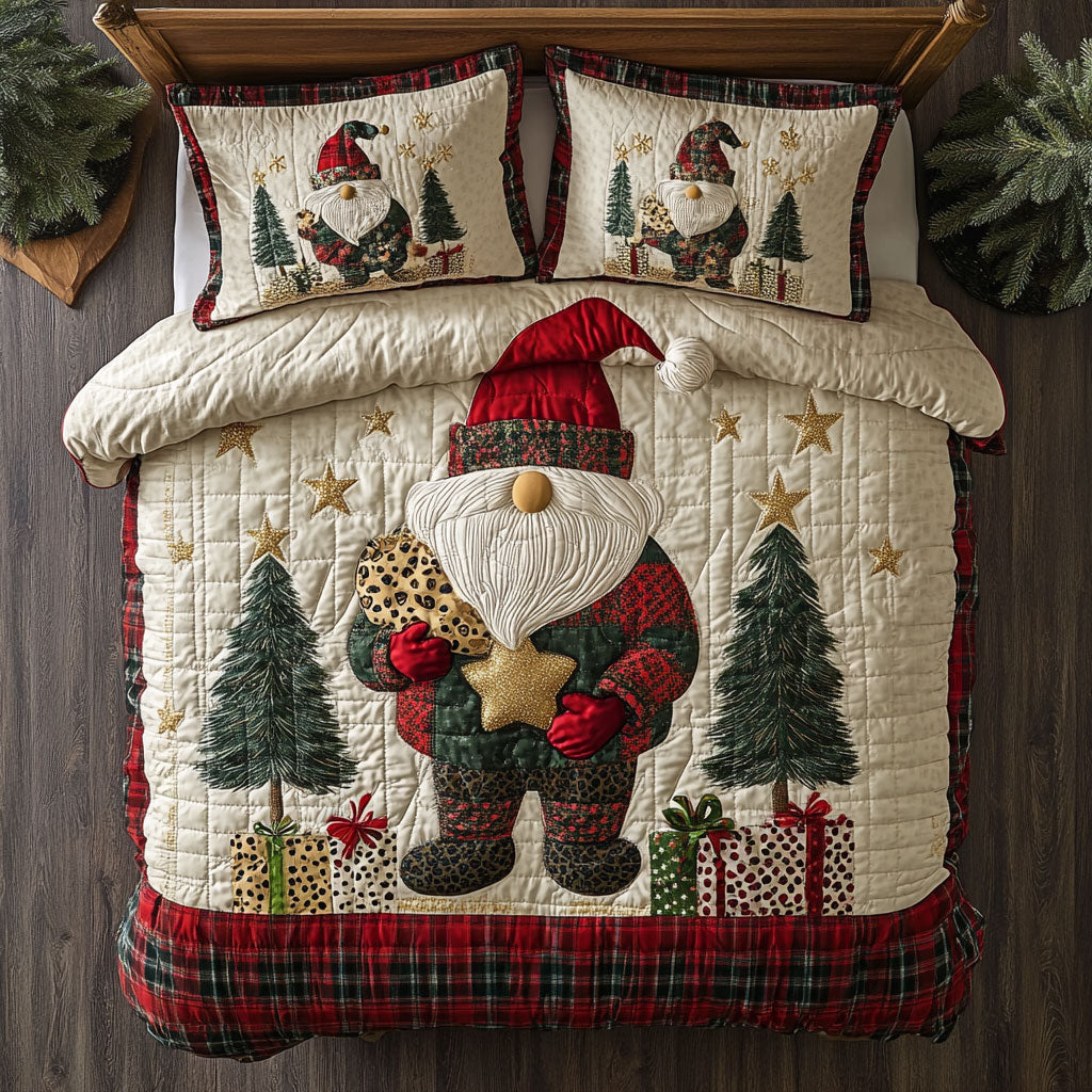 Gnome Tinsel Trail WN1207036CL Duvet Cover Set