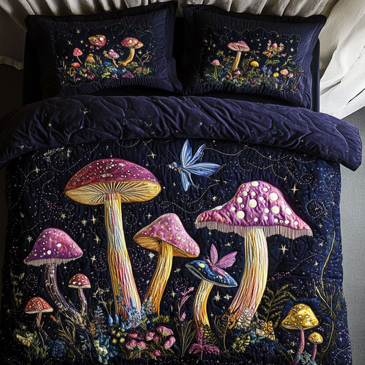 Fairy Mushroom Forest CW2907023CL Duvet Cover Set