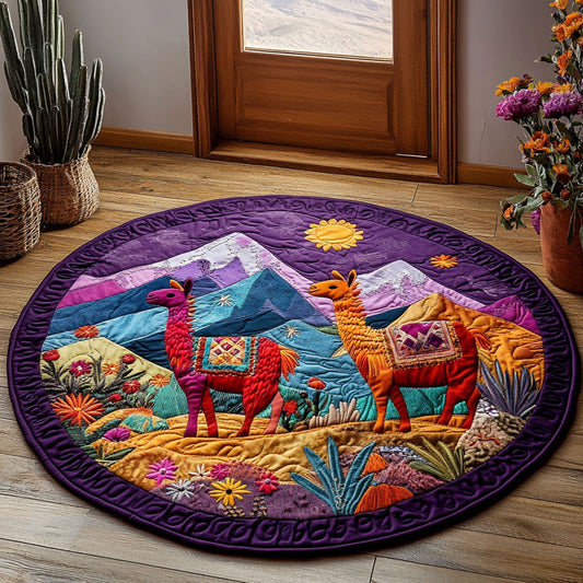 Sunrise Journey CP1806012CL Quilted Round Mat