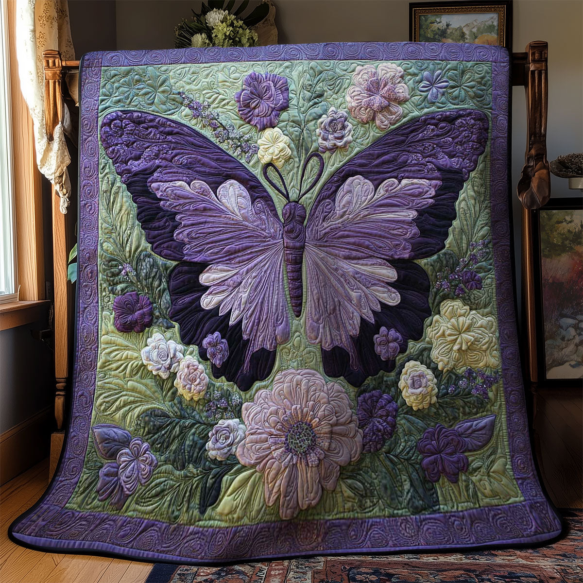 Elegant Butterfly WN3012011CL Quilt