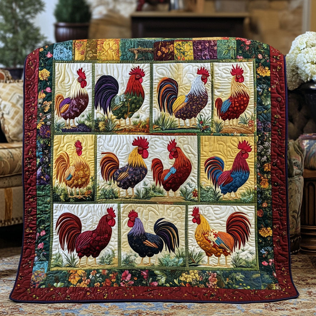 Chicken Rooster WY0901019CL Quilt