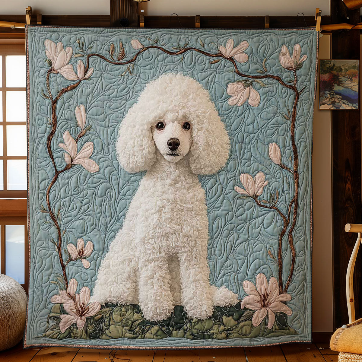 Charming Poodle WN1803126CL Quilt