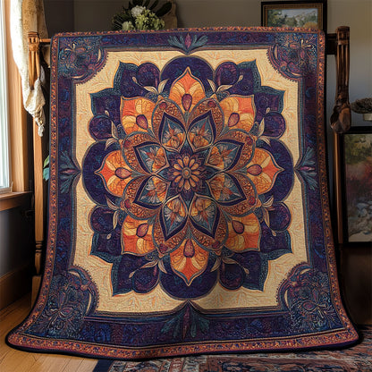 Ethereal Flower Mandala WN0402042CL Quilt