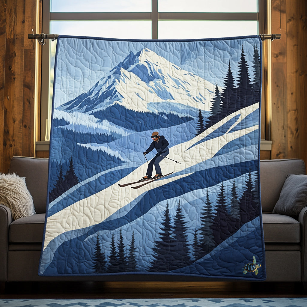 Skiing WU2110012CL Quilt