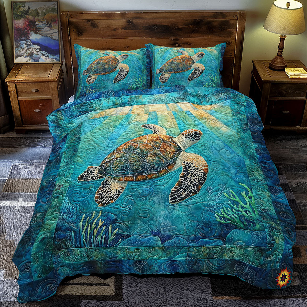 Turtle WY2412067CL Duvet Cover Set