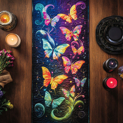 Color Butterfly CW2907015CL Quilted Table Runner