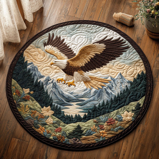 Majestic Eagle CP2306041CL Quilted Round Mat