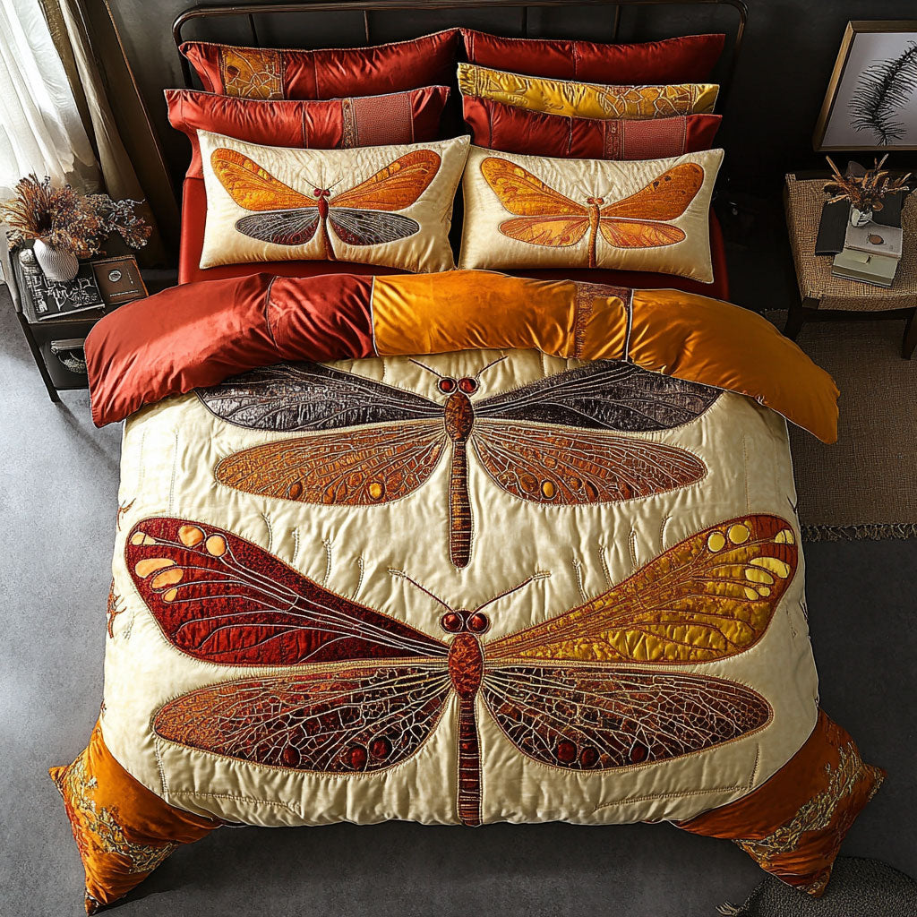 Sun Kissed Dragonfly WN1408106CL Duvet Cover Set