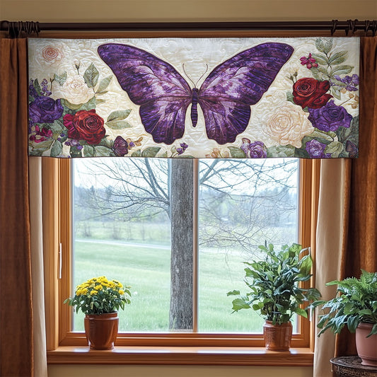 Gilded Butterfly WN2003013CL Quilted Valance