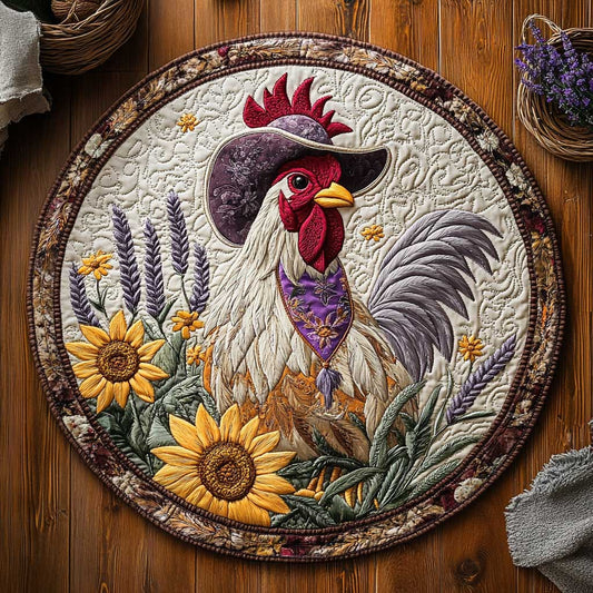 Royal Rooster WN2804054CL Quilted Round Mat