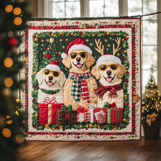 Golden Retriever Pasture WN15080049CL Quilt