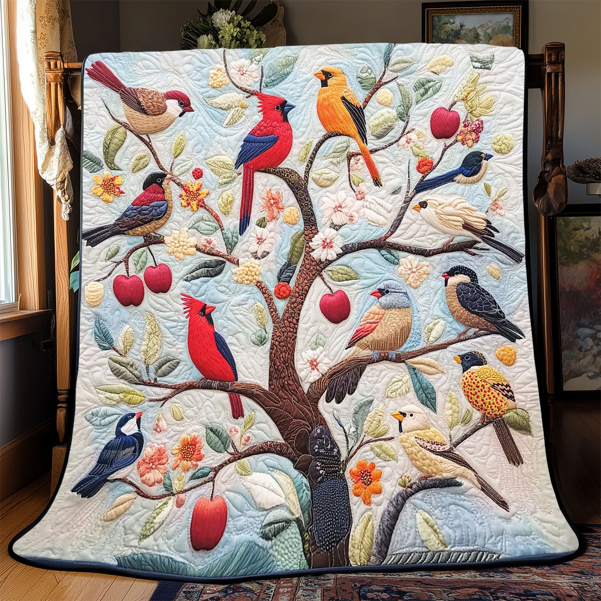 Bird Tree WX2401001CL Quilt