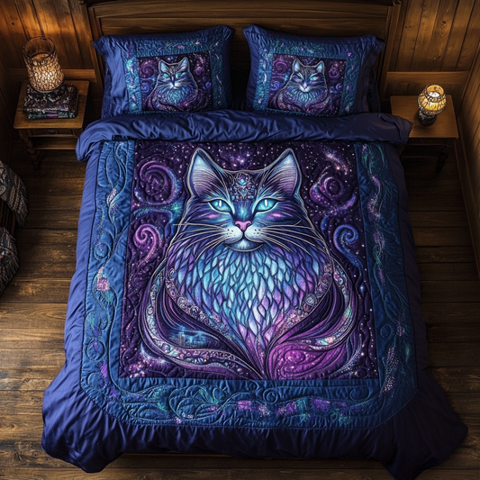 Mystic Midnight Cat WY3012046CL Duvet Cover Set