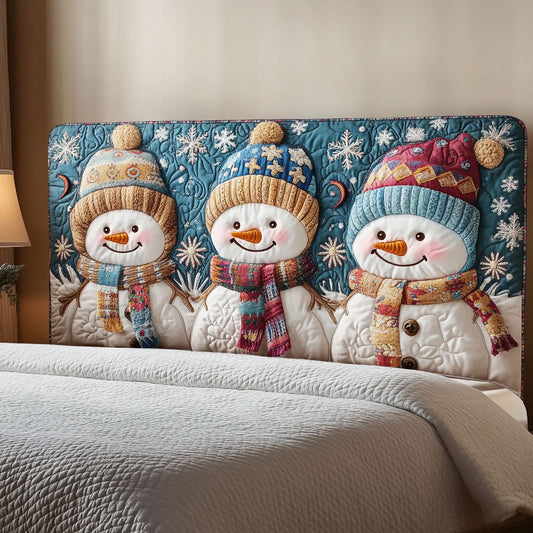 Trio Snowman WN3112046CL Quilted Headboard Slipcover
