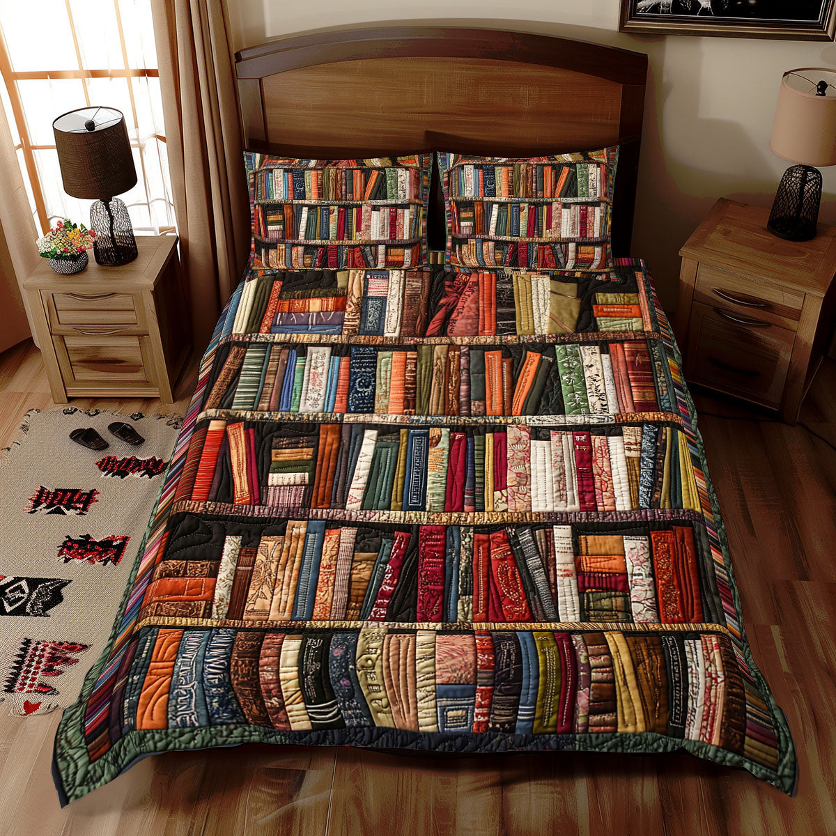 Bookshelf WX0312036CL Duvet Cover Set