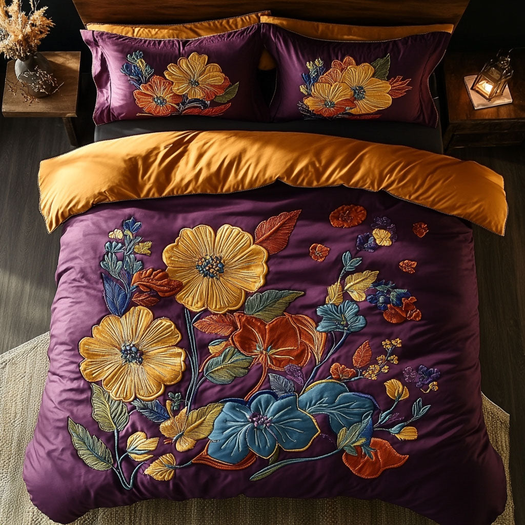 Vibrant Blossoms WP0705063CL Duvet Cover Set