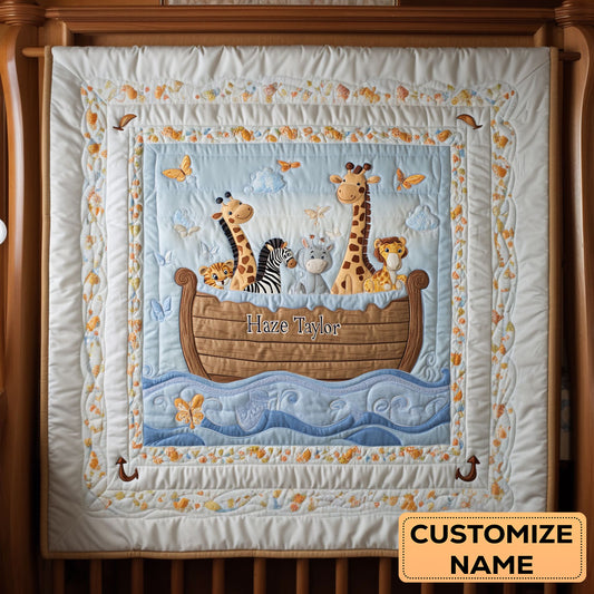 Royal Voyage WN2507064CL Personalized Baby Quilt