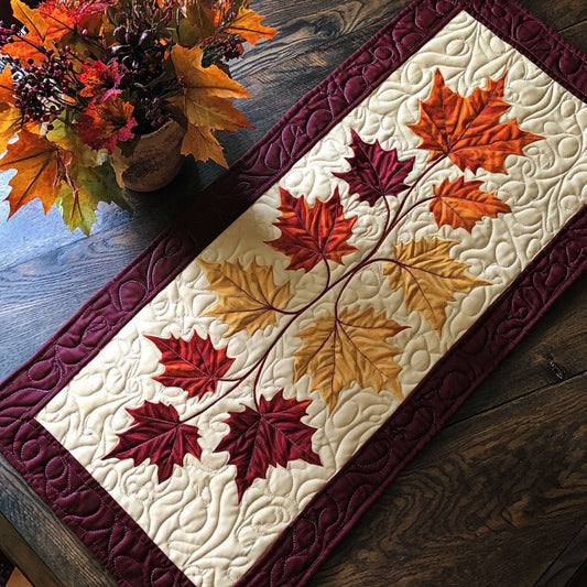 Toadstool Forest Charm WX0307084CL Quilted Table Runner