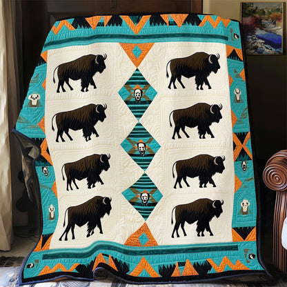 Bison Native American WX0406006CL Quilt