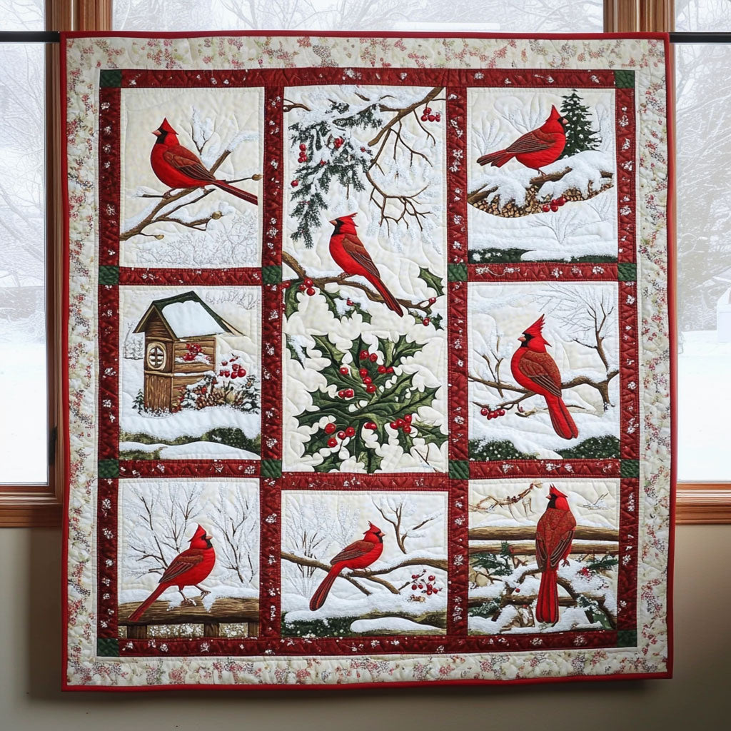 Christmas Cardinals LT0811002CL Quilt
