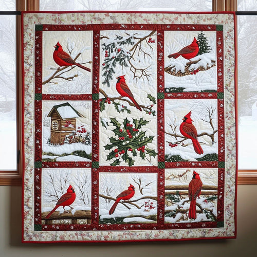 Christmas Cardinals LT0811002CL Quilt