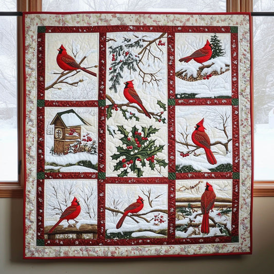 Christmas Cardinals LT0811002CL Quilt