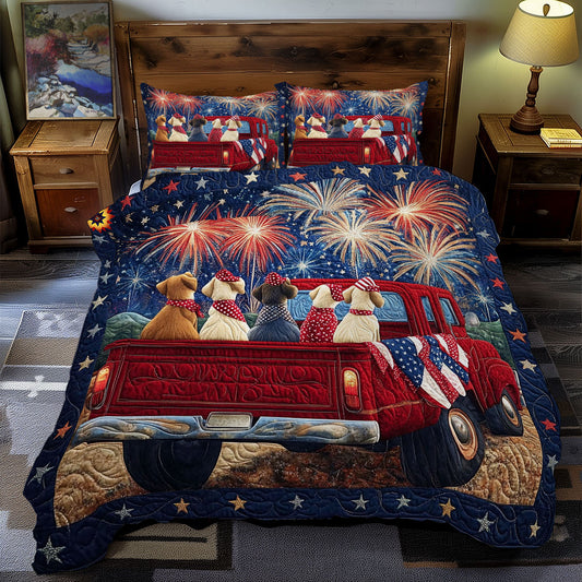 Firework And Dog WY1612044CL Duvet Cover Set