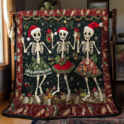 Christmas Rhythm Skeletons WN1112009CL Quilt