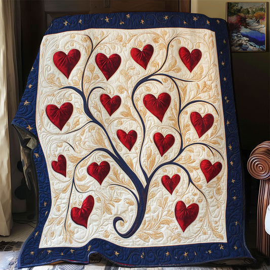 Heart In Tree WY0602156CL Quilt