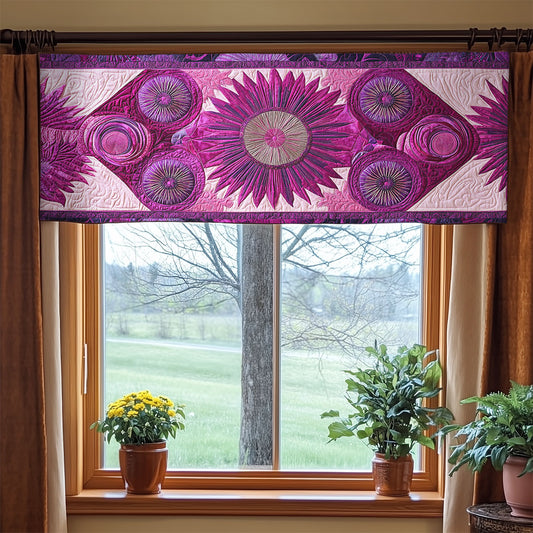 Dancing Starlight WN0707040CL Quilted Valance