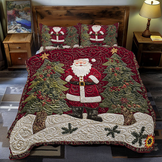 Santa Claus In Forest WY1212053CL Duvet Cover Set