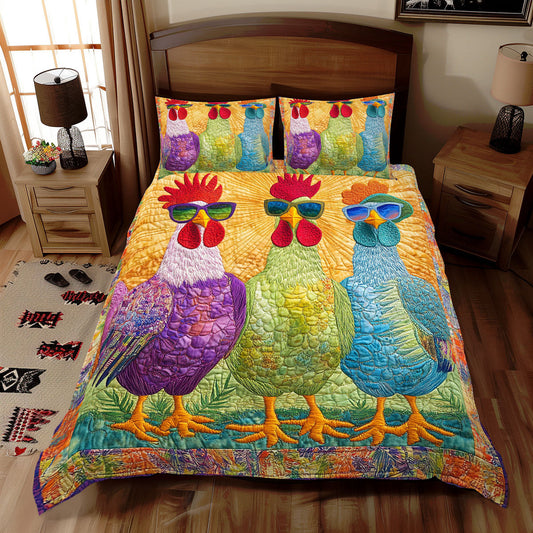 Triple Chicken WX1912098CL Duvet Cover Set