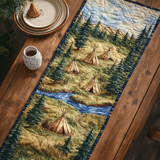 Native American CW3005612CL Quilted Table Runner