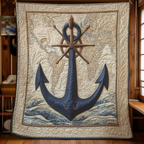 Nautical Anchor CW0606045CL Quilt