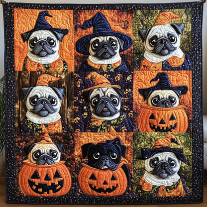 Pug Boo XR1209026CL Quilt
