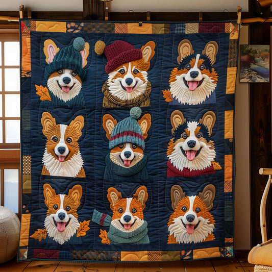 Corgi Cozy Nights WN1610011CL Quilt