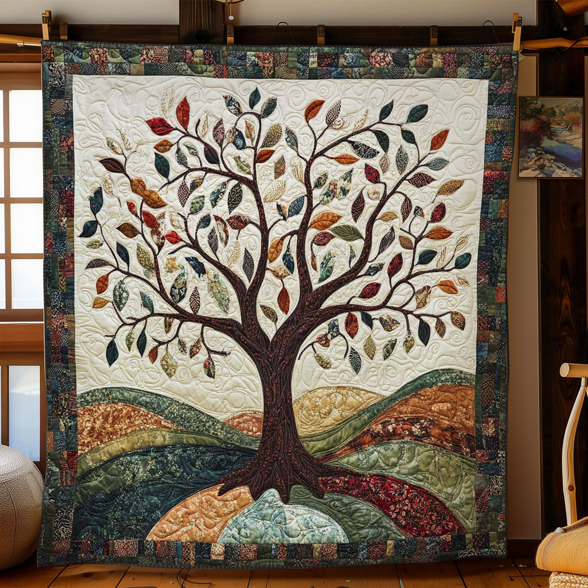 Elegant Tree Of Life WN0701019CL Quilt