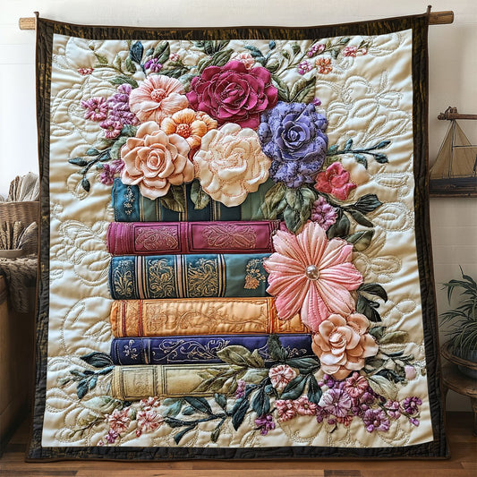 Floral Library WP0705011CL Quilt