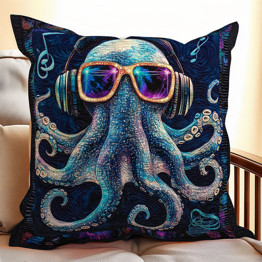Musician Octopus WX0406102CL Quilt Pillow Case