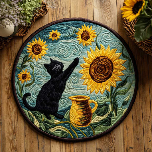 Sun Cat WN2504045CL Quilted Round Mat