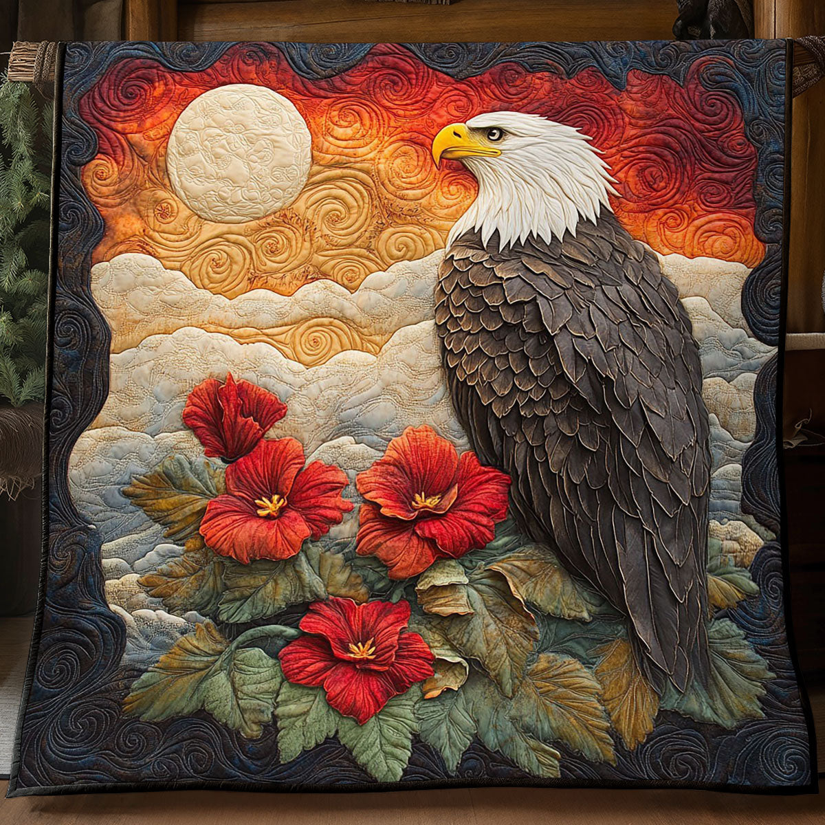 Majestic Night Eagle WP2404023CL Quilt