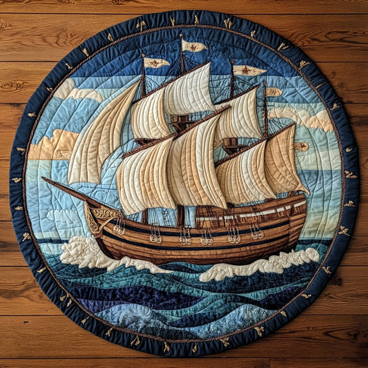 The Great Conquest CQ3005021CL Quilted Round Mat